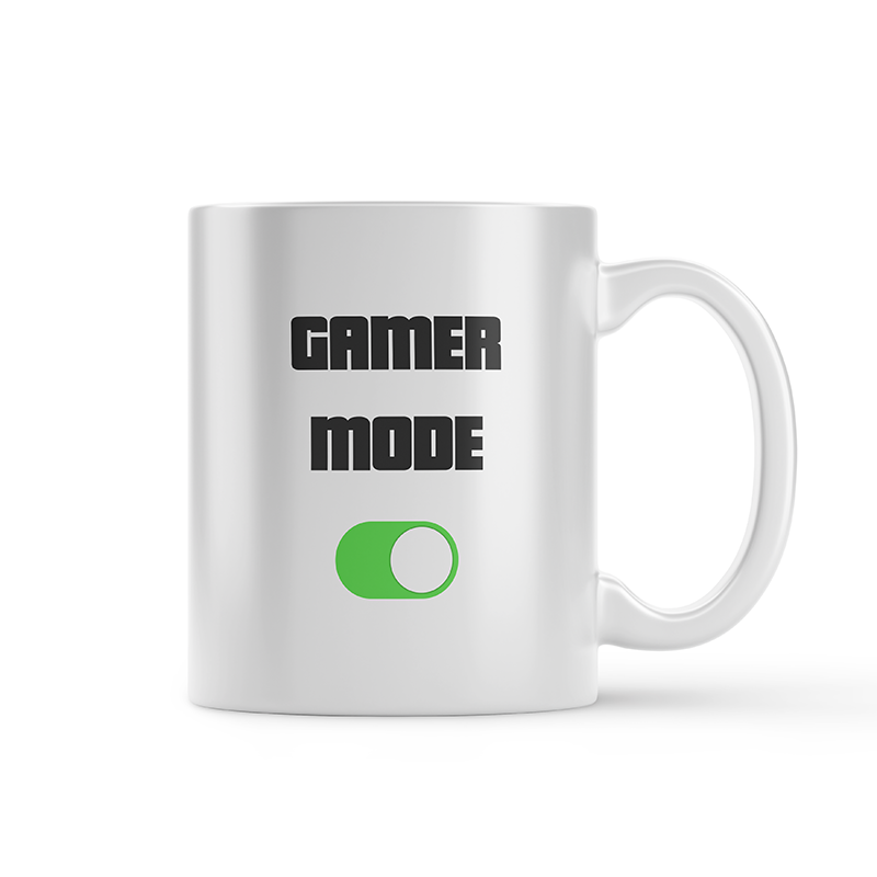 Gamer Mode Baskılı Kupa Bardak