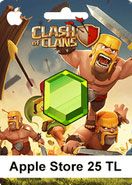 25 TL Apple Store Clash Of Clans