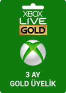 Xbox Live 3 Ay Gold Üyelik