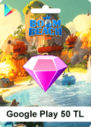 Google Play 50 TL Boom Beach