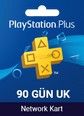 Playstation Plus Card 90 Days UK