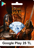 Google Play 25TL Game Of War