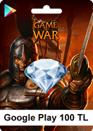 Google Play 100TL Game Of War