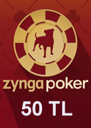 Zygna Texsas Holdem Poker 50TL