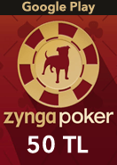 Google Play 50TL Zygna Poker Mobil