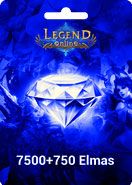 Legend Online 7500 +750 Elmas
