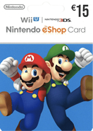 Nintendo eShop Gift Cards DE 15 Euro