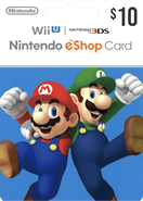 Nintendo eShop Gift Cards US 10 Dolar