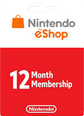 Nintendo eShop Gift Cards 12 Month Membership US