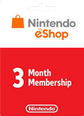 Nintendo eShop Gift Cards 3 Month  Membership UK