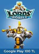 Google Play 100 TRY Lords Mobile