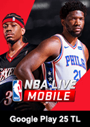 Google Play 25 TL NBA LIVE Mobile Basketball