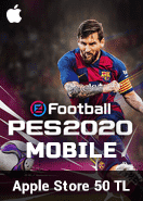 eFootball PES 2020 Mobile Apple Store 50 TL Bakiye