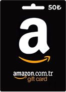 Amazon Hediye Kartı 50 TL