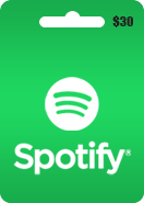 Spotify Gift Card 30 USD