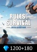 Rules of Survival 1200+180 Diamonds