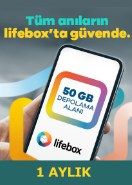 Lifebox 1 Aylık 50 GB