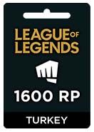 League Of Legends 1600 Riot Points