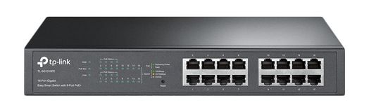 TP-LINK 10/100/1000Mbps 16xPort Smart POE with 8xPort PoE Switch