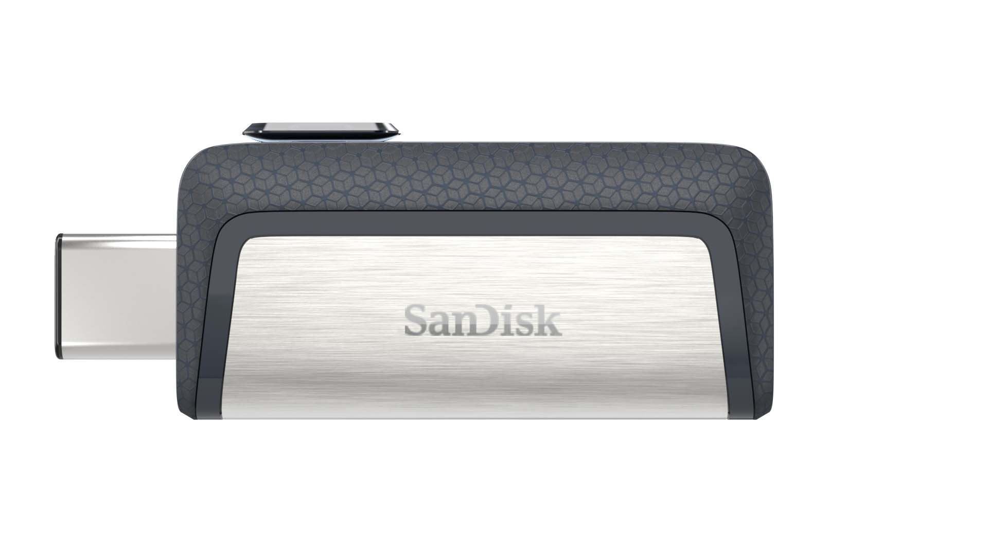 SANDISK 128GB Ultra Dual Drive Type C USB 3.1 Gri USB Bellek