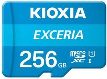 KIOXIA 256GB  EXCERIA MicroSD C10 U1 UHS1 R100 Hafıza kartı