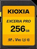 KIOXIA 256GB NormalSD EXCERIA PRO C10 U3 V90 UHS-II Hafıza kartı