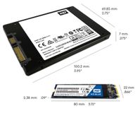 WD 2TB Blue Sata 3.0 560-530MB/s 7MM 2.5" Flash SSD