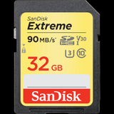 SANDISK 32 GB Extreme SDHC 90 MB Class 10 UHS I SD-MMC Kart