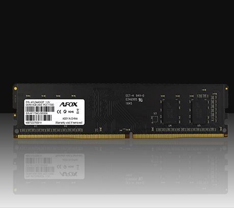 AFOX 4GB 2400MHz DDR4 Value PC Kutulu RAM