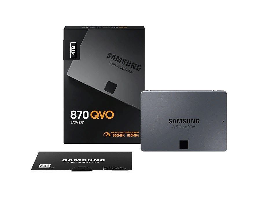 SAMSUNG 4TB 870 Qvo Sata 3.0 560-530MB/s 2.5" Flash SSD