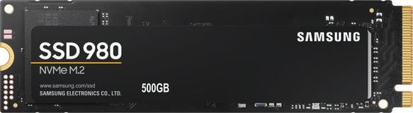 SAMSUNG 500GB 980 PCle M.2 3100-2600MB/s 2.38mm Flash SSD