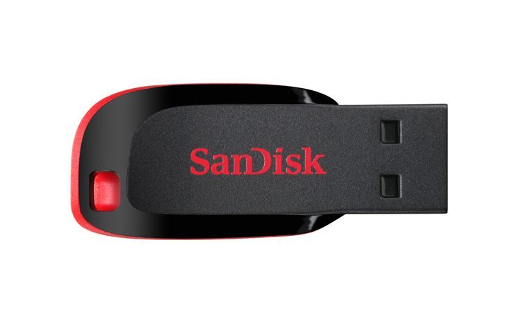 SANDISK Cruzer Blade USB 2.0 Siyah USB Bellek 64 GB