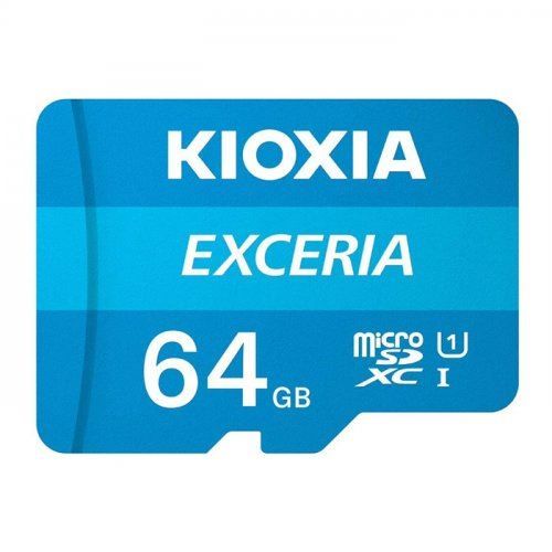KIOXIA 64GB  EXCERIA MicroSD C10 U1 UHS1 R100 Hafıza kartı