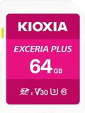 KIOXIA 64GB NormalSD EXCERIA PLUS C10 U3 V30 UHS1 R98 Hafıza kartı