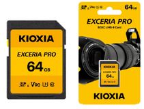 KIOXIA 64GB NormalSD EXCERIA PRO C10 U3 V90 UHS-II Hafıza kartı