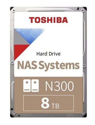TOSHIBA 8TB N300 SATA 3.0 7200RPM 256MB 3.5'' Dahili Disk