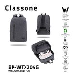 CLASSONE BP-WTX204G 15.6" Uyumlu Wtx Pro Su Geçirmez Kumaş Ve Fermuar Notebook