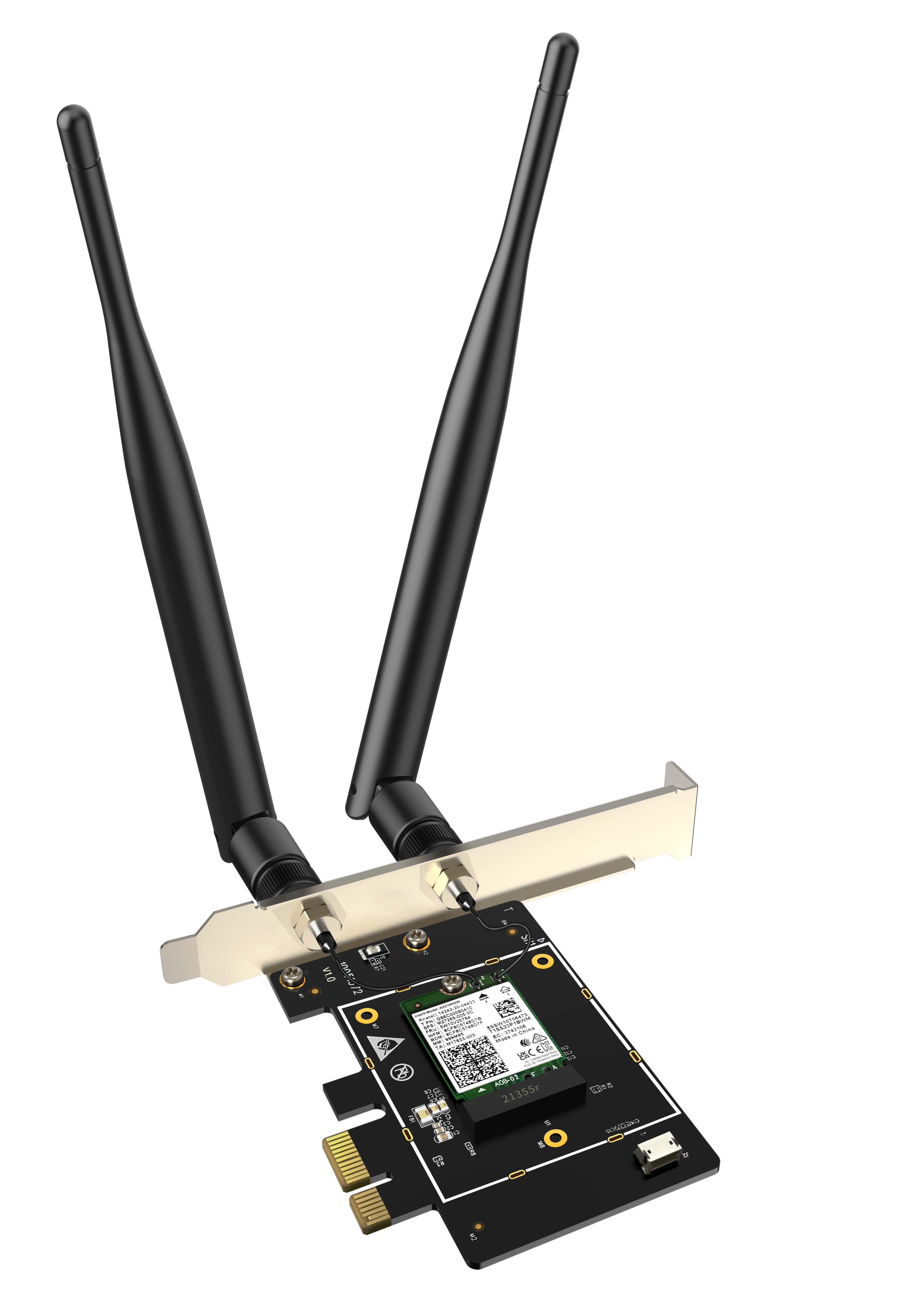 TENDA E33 AX5400 Tri-band Gigabit Wi-Fi 6E PCI-E Adapter