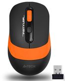 A4 TECH FG10 Kablosuz Optik Nano 2000DPI Siyah Turuncu Mouse