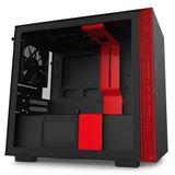 NZXT H210 Mini ITX Black/Red Chassis with 2x 120mm Aer F Case Fans