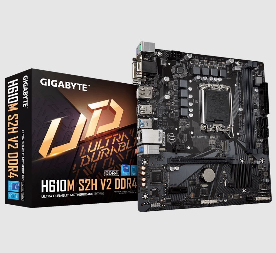 GIGABYTE Intel® H610 Motherboard with 6+1+1 Hybrid Phases Digital VRM Design PCIe