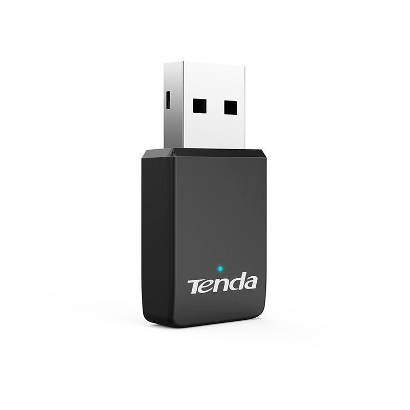 TENDA Kablosuz Ağ Adaptörü /AC650 Wireless Dual Band Auto-Install USB A