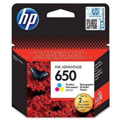 HP No 650 3 Renkli Kartuş