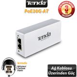 TENDA POE30G-AT Gigabit POE Enjektörü  802.3af/at
