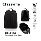 CLASSONE PR-R170 Roma Serisi 17" Uyumlu Wtx Pro Su Geçirmez Kumaş Laptop Notebook