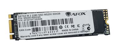 AFOX SSD 500GB M.2 2280 SATA3 3D QLC