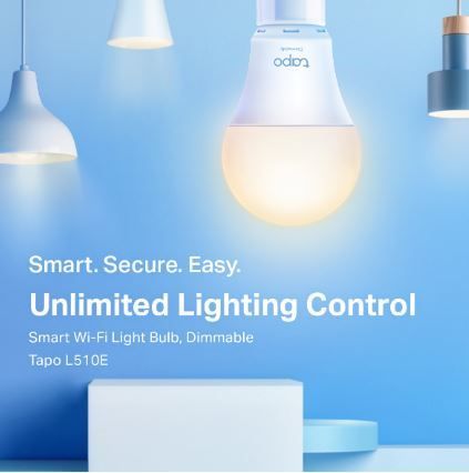 TP-LINK Tapo Smart Wi-Fi Light Bulb Dimmable 2-Pack